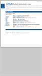 Mobile Screenshot of lpgamediacredentials.com